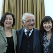 M. Patrão Neves com Jorge Biscaia e Paula Martinho da Silva
